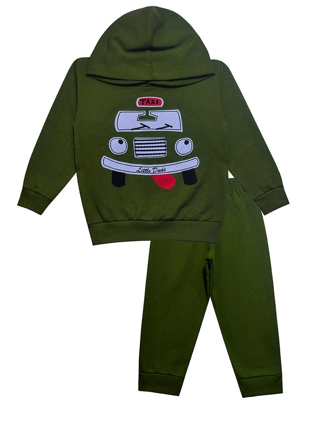 0012 conjunto taxi verde musgo
