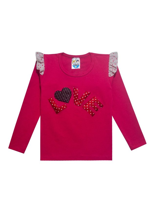 blusa c babado e poa love pink ref 6803 1ao16