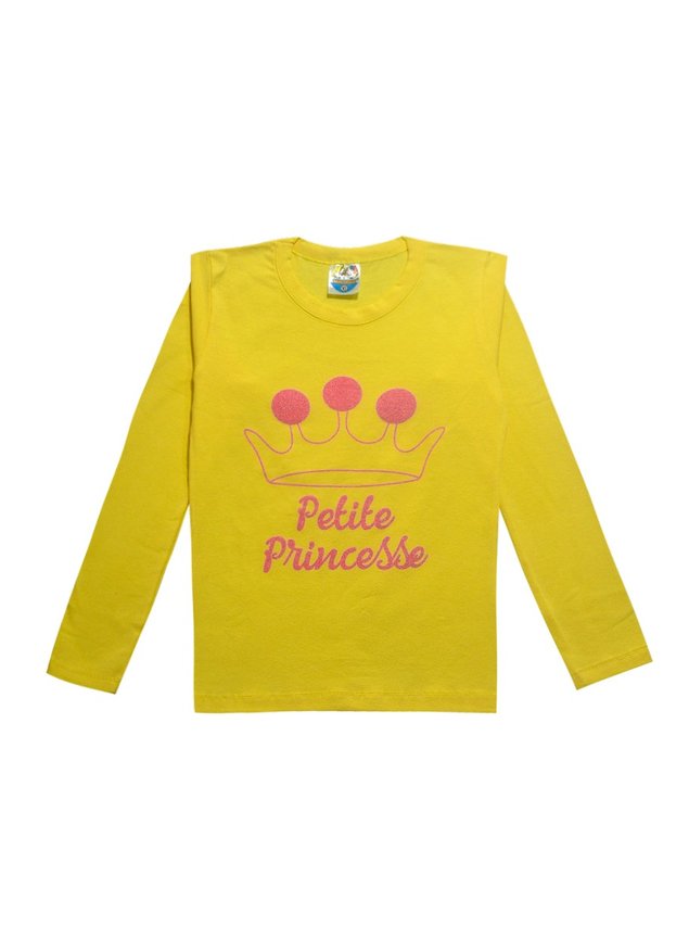 blusa coroa petite amarela ref 6914 10ao16