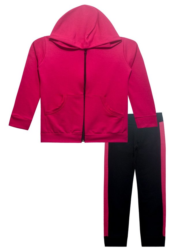 conj molecotton ziper listra pink ref 6823