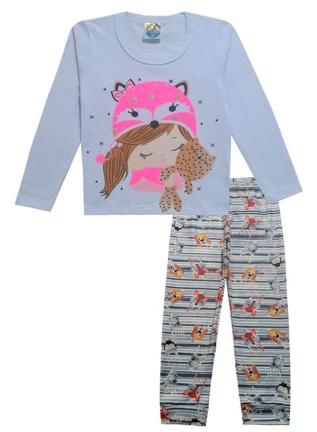 blusa menina c ursinho c calca rapousa
