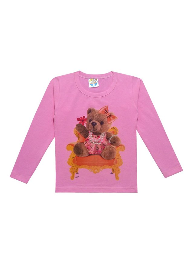 blusa ursa rosa clara ref 6814