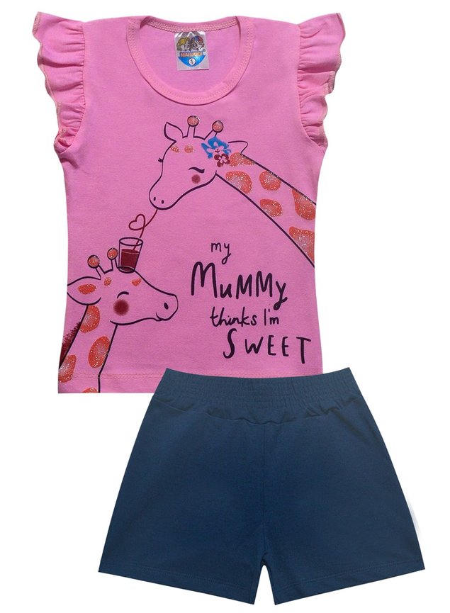 blusa chiclete com marinho