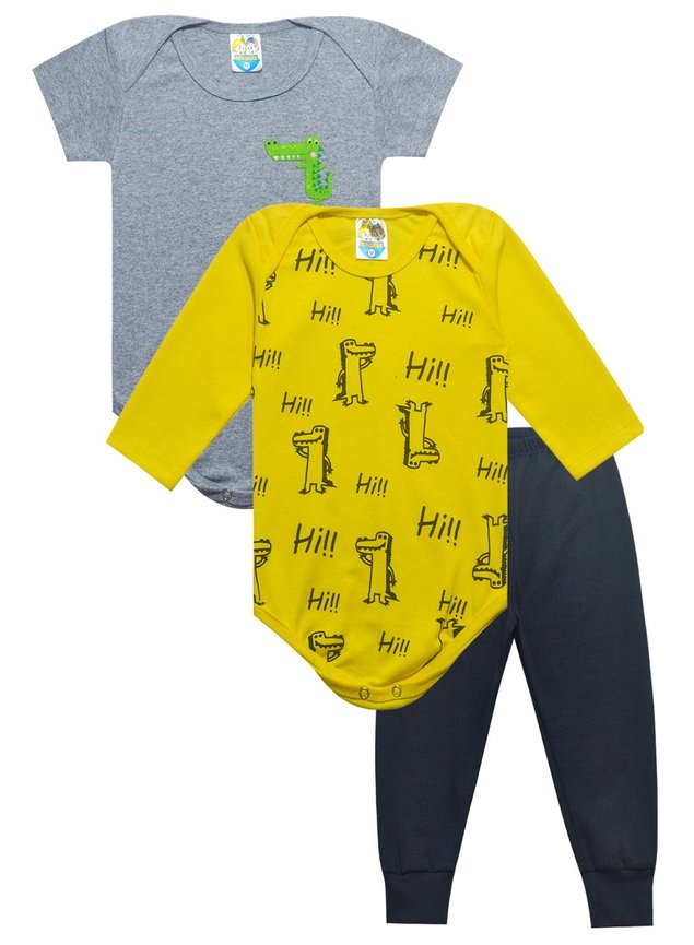 calca preta kit jacare