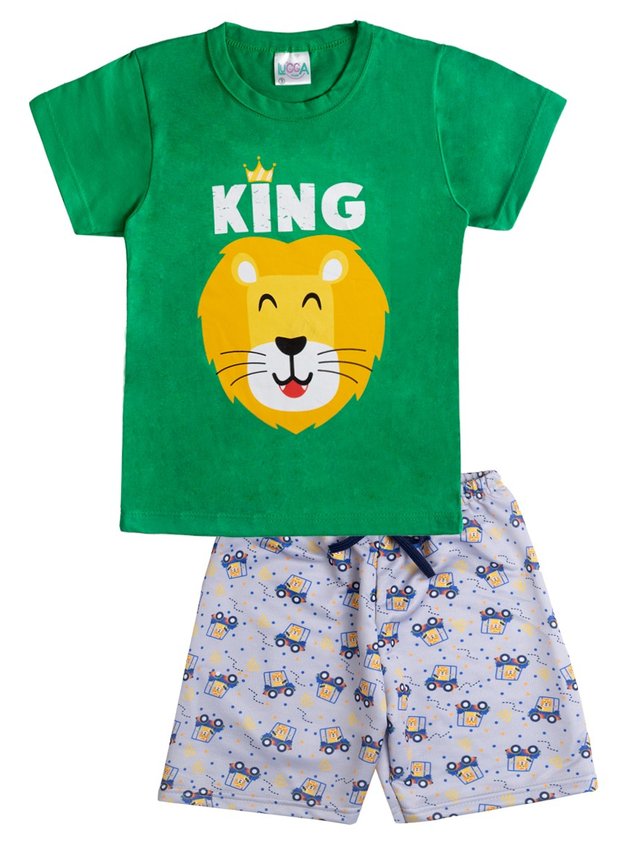 conjunto king verde