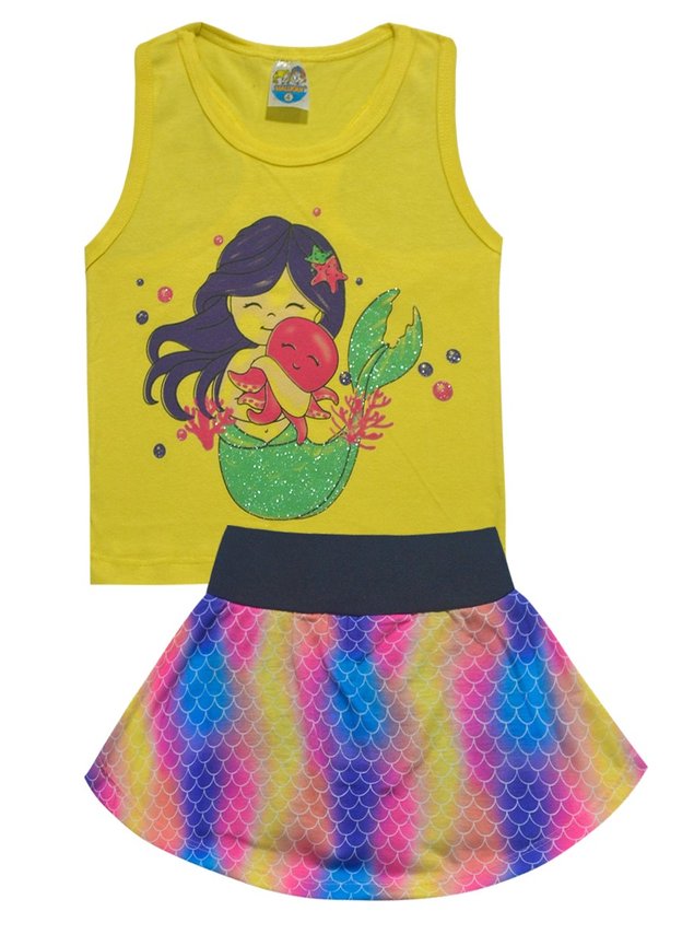 blusa sereia amarela ref 7368