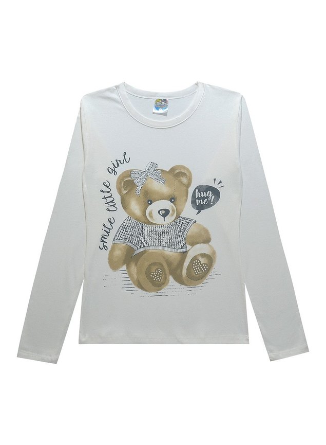 blusa off urso