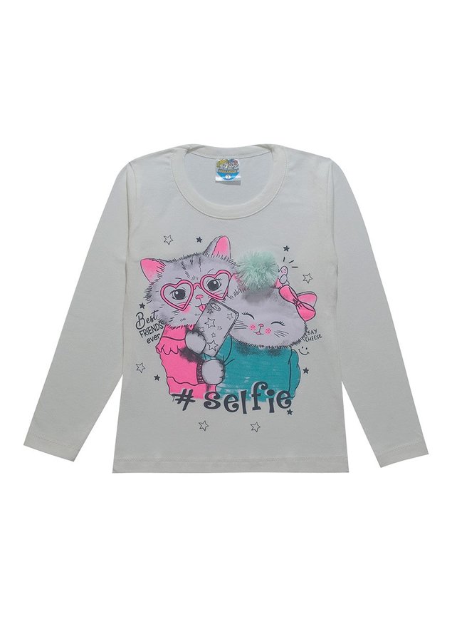 blusa gatinho pompom off