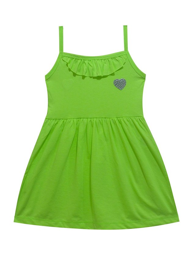 vestido verde neon 7527