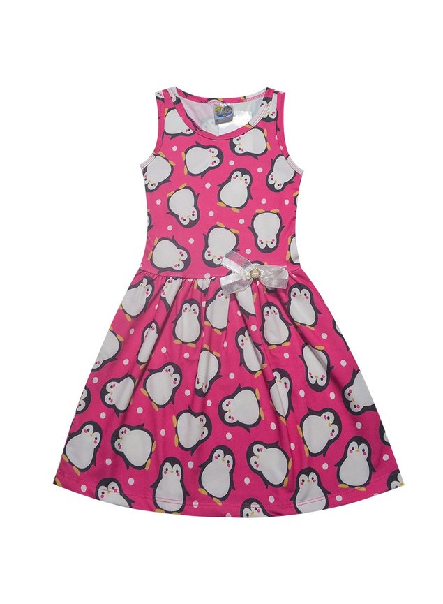 vestido pinguim pink 7242